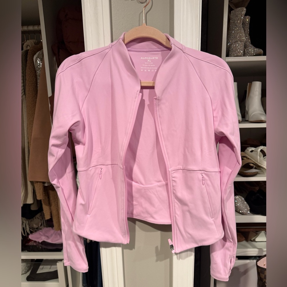 Alphalete Aura Sculpt Jacket in POISE *NWT*